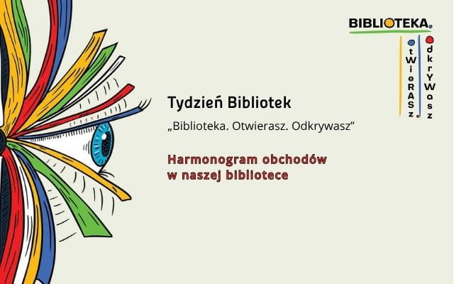 ZAPOWIEDŹ OBCHODÓW TYGODNIA BIBLIOTEK W 2026